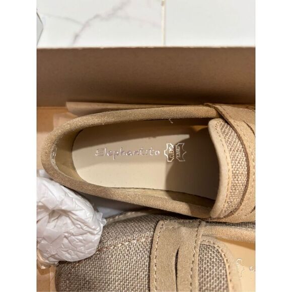 NEW IN BOX ELEPHANTITO Loafer Espadrille Beige 26 - Picture 4 of 6